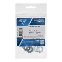 Шайба плоская М10 DIN 125 цинк. (пакет) (уп.15шт) Tech-Krep/Zitar 103046