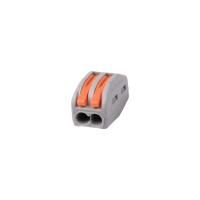 Клемма монтажная рычажного соединения PTC-2P 222-412 BL/10 450В 32А 0.08-2.5 4.0кв.мм (уп.10шт) JazzWay 5050709
