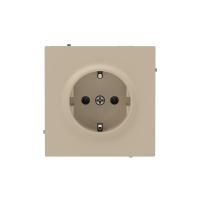 Розетка силовая KANT 2P+E защ. шторки ванильн. марципан DKC 7015033