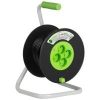 Удлинитель на пластик. катушке 4х30м без заземл. 16А IP20 GREEN LINE KAT-2x1.5-30m ПВС 2х1.5 Эра Б0065083