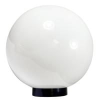 Светильник НТУ 06-100-01 "Шар" 400 Б 100Вт E27 IP55 опал ПММА /корпус плоск. черн. (инд. упак.) Элетех 1030480231