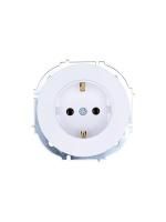 Розетка 1-м OSEN IP20 с заземл. ПБТ бел. LEZARD 743-0288-122B