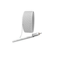 Кабель коаксиальный RG-6U CCS/оплетка Al 48% PVC 75Ом бел. (м) RL-48-PVC100 Simple Эра Б0044596