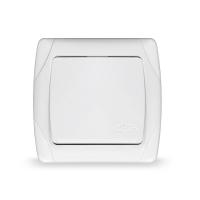 Розетка 1-м СП Маргарита 16А IP20 с заземл. с крышкой бел. UNIVersal М0029