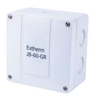 Коробка распределительная 110х110х67мм IP66 в комплекте с клеммным рядом 5х6кв.мм 41А сер. Extherm JB-60-GR