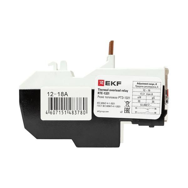 Реле тепловое РТЭ-1321 12-18А EKF rel-1321-12-18
