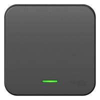 Переключатель проходной 1-кл. ОП Blanca 10А IP20 (сх. 6) 250В с подсветкой с изолир. пластиной антрацит SE BLNVA106116