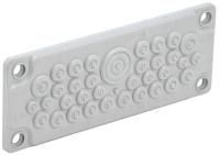 Ввод кабельный мембранный 35 отверстий d6-32мм IP65 (без клипс) TITAN IEK TI-01D-MC-035-65