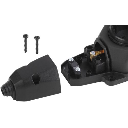 Колодка удлинителя 2-м с заземл. 16А IP44 K-2e-B-IP44 каучук черн. Эра Б0044544