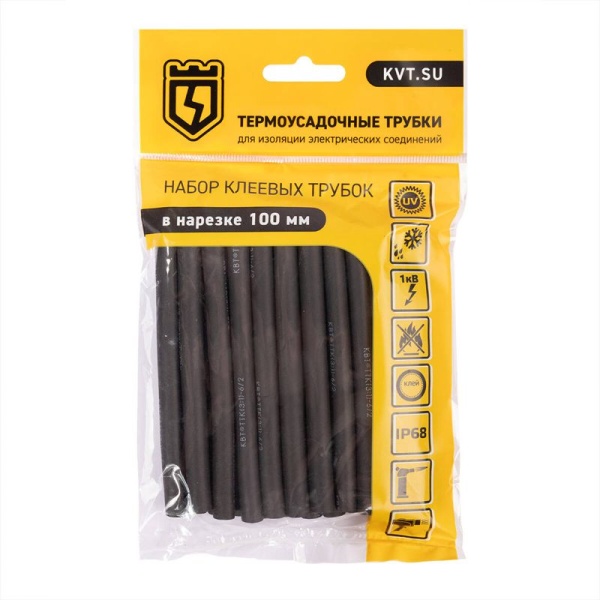 Набор трубок термоусадочных "Гермокомплект 6/2" КВТ 73658