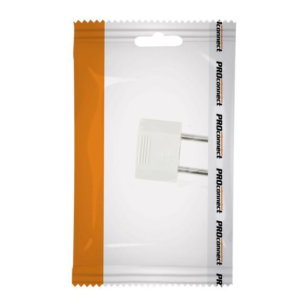 Переходник сетевой плоский "Тефаль" бел. (инд. упак.) PROCONNECT 11-1041-9