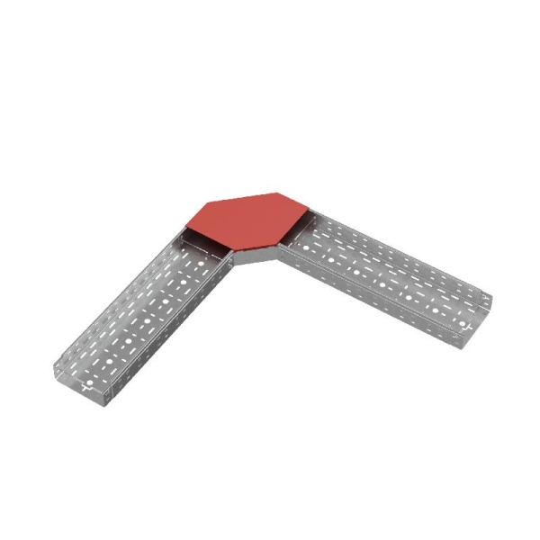 Крышка для угла горизонтального 90град. осн.200 сталь 0.8мм "ПЛЮС" KGLplus90-200 КМ PL0882