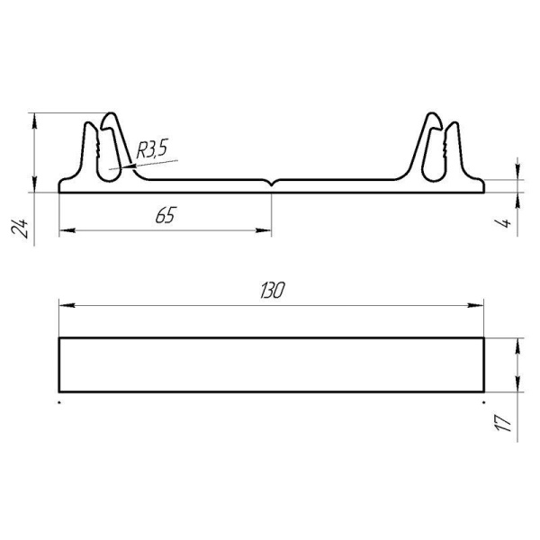Зажим RX/К-2 (уп.25шт) Rexant 51-1010