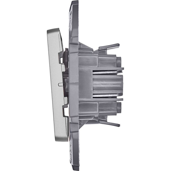 Переключатель 1-кл. Inspiria 10А IP20 250В 10AX механизм алюм. IEK 673652