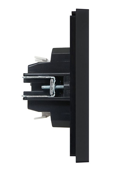 Выключатель проходной 1-кл. СП FORTE&PIANO 10А FP103 черн. IEK FP-V12-0-10-1-K02