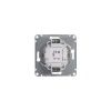 Кнопка нажимная 1-кл. СП Glossa 10А IP20 (сх. 1) 10AX механизм бел. SE GSL000115
