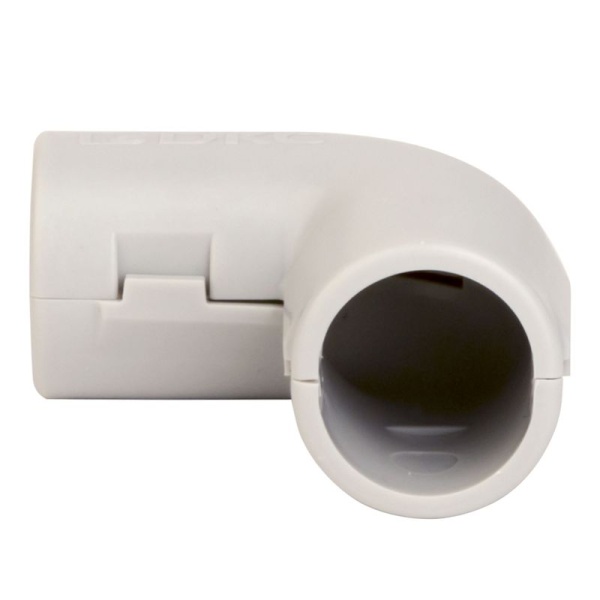 Поворот на 90град. для жестких труб d20 разъемн. IP40 DKC 50520