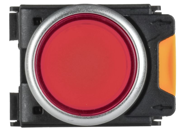 Кнопка d22мм 1НО+1НЗ MASTER с подсветкой и фиксацией красн. IEK MI-BT60-11TD-3-11-K04