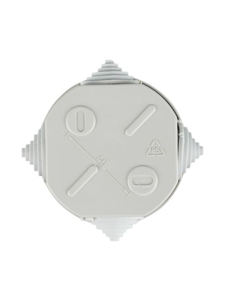 Коробка распаячная ОП 75х40 IP44 KM41237 (4 каб.ввод.) IEK UKO11-075-040-000-K41-44