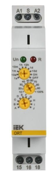 Реле времени многофункц. ORT 1 контакт 12-240В AC/DC IEK ORT-M1-ACDC12-240V