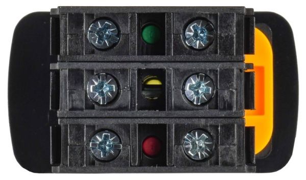 Кнопка "I-O" d22мм 1НО+1НЗ MASTER с подсветкой IEK MI-BT60-11DR-3-11-K51