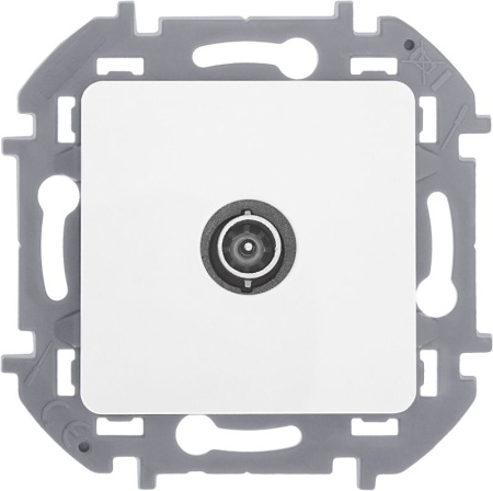 Розетка телевизионная оконечная TV Inspiria 10дБ 5-862мГц механизм бел. IEK 673870