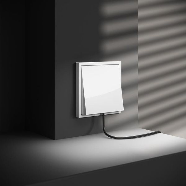 Вывод кабеля СП S70 механизм бел. глянцевый Voltum VLS080201