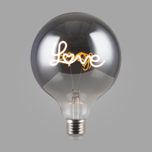 Лампа светодиодная филаментная Loft 271 G125 4Вт 3000К E27 Voltega 8523