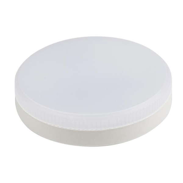 Лампа светодиодная PLED-GX53 8Вт таблетка матовая 3000К тепл. бел. GX53 640лм 230В JazzWay 2855374