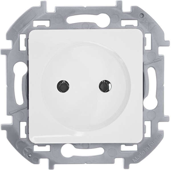 Розетка 1-м СП Inspiria 16А IP20 250В 2P механизм бел. IEK 673710