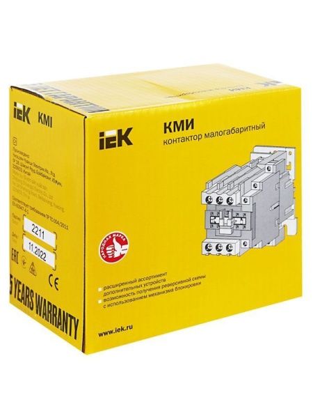 Контактор КМИ-34012 40А 400В/AC3 1НО 1Н3 KARAT IEK KKM31-040-400-11