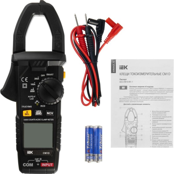 Клещи токоизмерительные CM1D ARMA2L 5 IEK A2L5-CM14-01