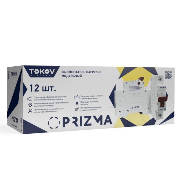Выключатель нагрузки модульный 1п 32А PRIZMA TOKOV ELECTRIC TKE-PZ60-MDSI-1-32