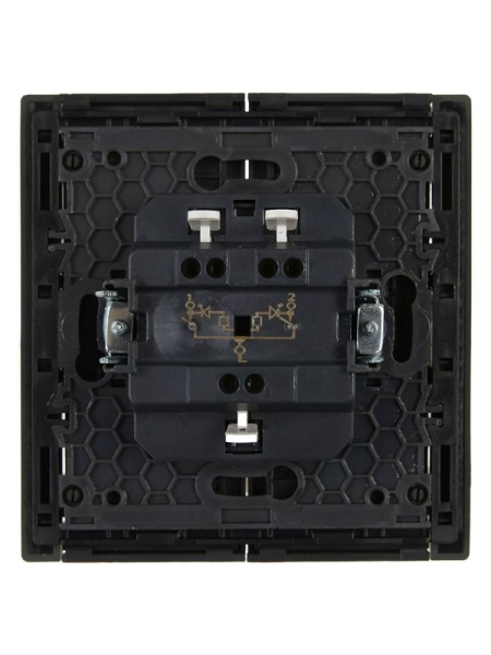 Выключатель 2-кл. СП FORTE&PIANO 10А FP306 с индикацией сер. IEK FP-V20-1-10-1-K03