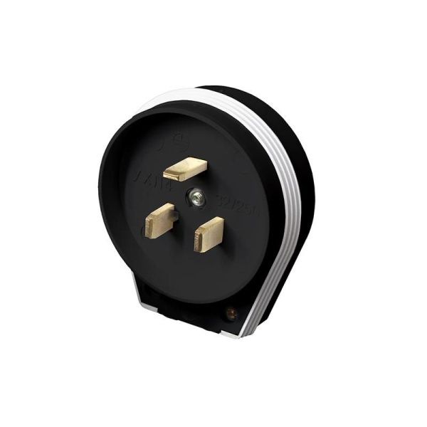 Разъем РШ-ВШ 32А 250В 2P+PE откр. уст. черн. UNIVersal 1234