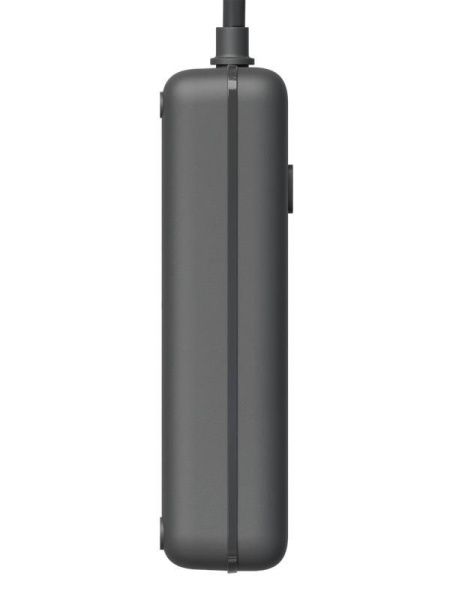 Удлинитель с сетевым фильтром 3х1.5м 10А 4USB + 2USBC 2500Вт ПВС 3х1 прямоуг. черн. КОСМОС FKsm1.5m-3gPF(B)USB
