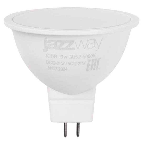 Лампа светодиодная низковольтная PLED-SP JCDR MO 10Вт 5000К холод. бел. GU5.3 12-24В AC/DC Pro JazzWay 5049727