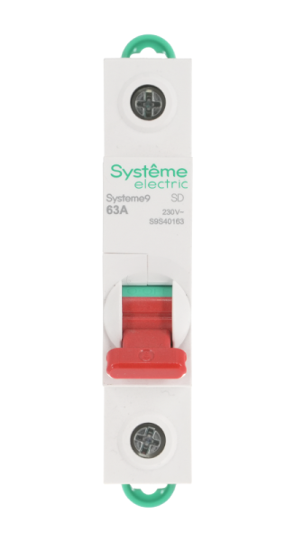 Выключатель нагрузки 1п 63А Systeme9 230В SE S9S40163