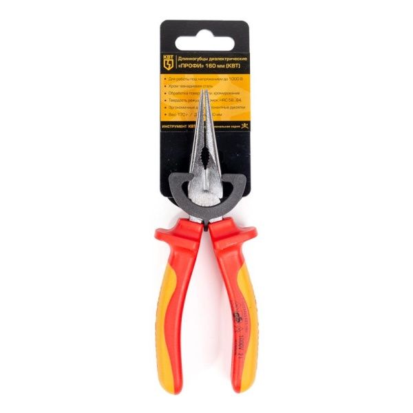 Длинногубцы диэлектрические "Профи" 160мм КВТ 67361