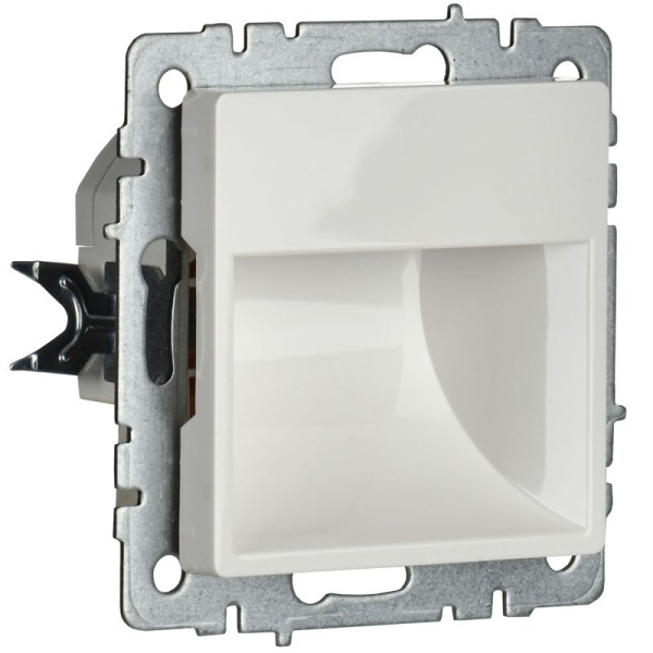 Подсветка светодиодная BRITE встраив. ПЛ20-БрБ механизм бел. IEK BR-FL20-K01