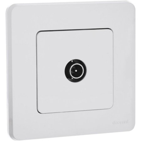 Розетка телевизионная оконечная TV Inspiria 10дБ 5-862мГц механизм бел. IEK 673870