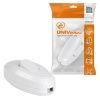 Переключатель бра 6А 250В (еврослот) бел. UNIVersal А106