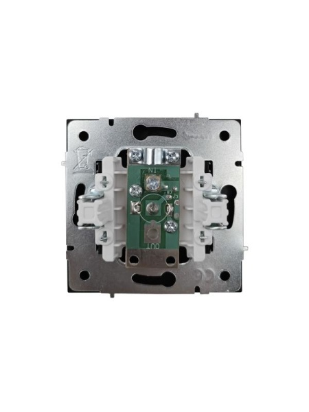 Розетка ТВ оконечная СП ZIMA IP20 черн. бархат LEZARD 704-4288-130