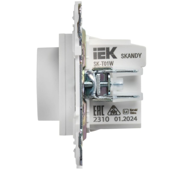Термостат электронный SKANDY SK-T01W с индикацией арктич. бел. IEK SK-RT11-K01