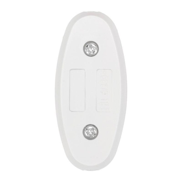 Выключатель-кнопка 6А 250ВON-OFF на электропровод для настольной лампы/бра бел. Rexant 36-3016