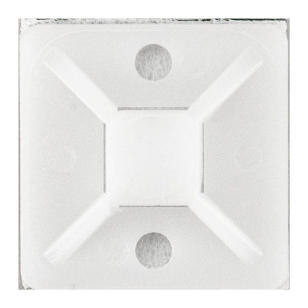 Площадка самоклеящаяся 20х20мм бел. (уп.100шт) Rexant 07-2020