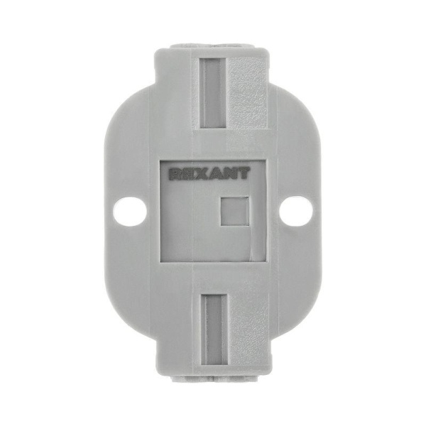 Клемма строительно-монтажная СМК проходная 222-422P 2п 0.08-4кв.мм с монтажной площадкой сер. (блист.5шт) Rexant 07-6262-5