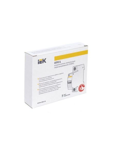 Ограничитель перенапряжения ОПС1-D 1P KARAT IEK MOP20-1-D