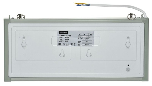 Светильник светодиодный ССА 1001 "ВЫХОД-EXIT" 3Вт аварийный односторонний IEK LSSA0-1001-003-K03