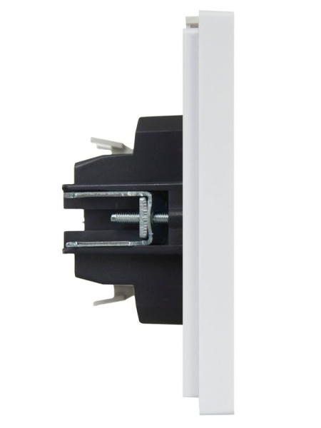 Выключатель 2-кл. СП FORTE&PIANO 10А FP205 бел. IEK FP-V20-0-10-1-K01